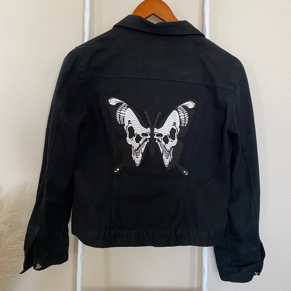 Black jeans jacket